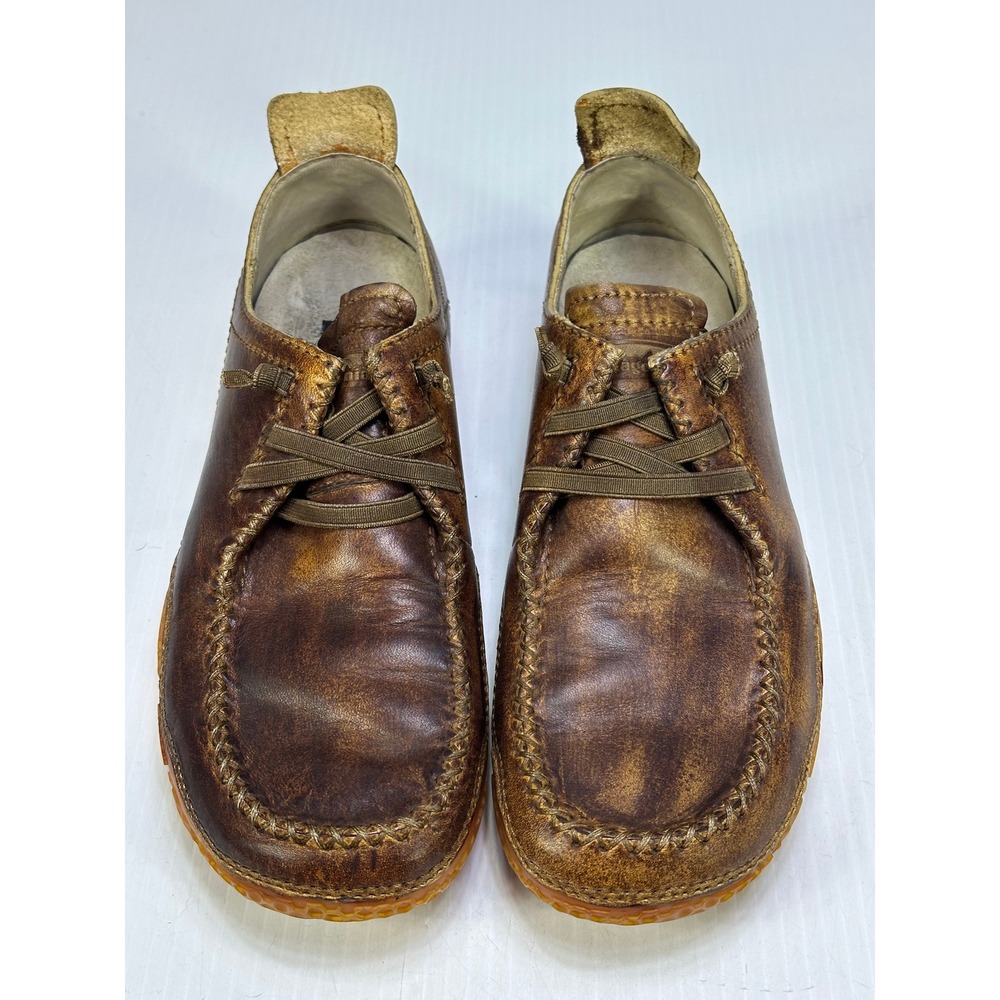 Patagonia Honeydew Sant Brown Leather Moccasin Skywalk Shoes Womens 7.5 T50134